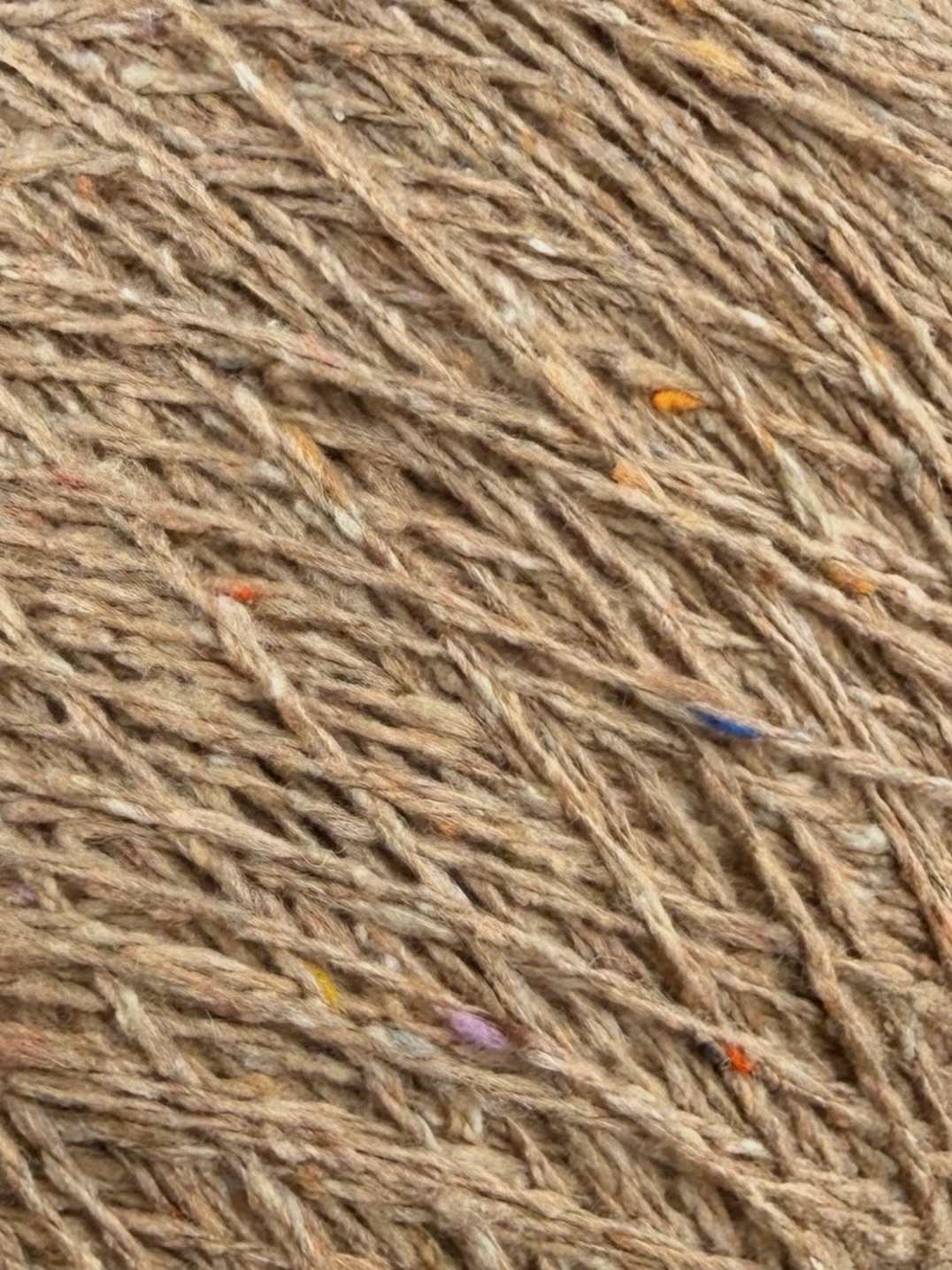 The Royal Collection Tweed Nm 2/6000 aus Kaschmir, Wolle und Seide col. Sand foto 4
